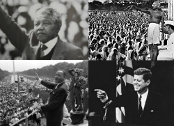 Grands leaders : Mandela, Kennedy, Gandhi...