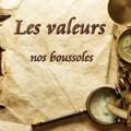 Objets d'explorateur avec le titre "Les valeurs, nos boussoles"